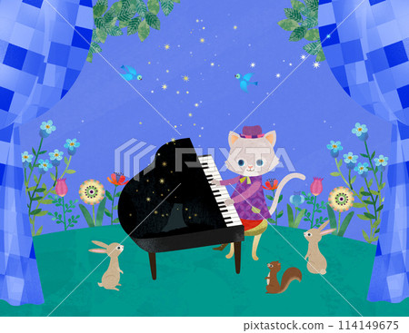 貓和鋼琴 114149675