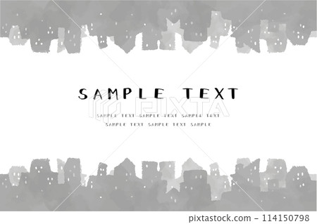 Night cityscape analog style frame set 114150798