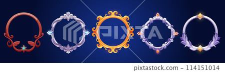 Ui game level button or avatar badge frame icon Ui game level button or avatar badge frame icon 114151014