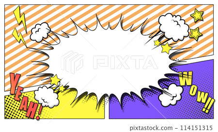 Comic book style backgrounds and exploding frames Comic book style backgrounds and exploding frames 114151315