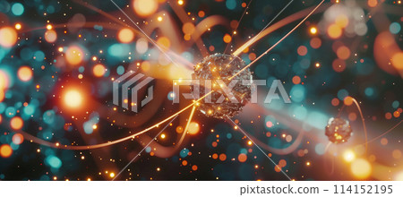 Subatomic proton particle collision in nuclear fusion experiment lab Subatomic proton particle collision in nuclear fusion experiment lab 114152195