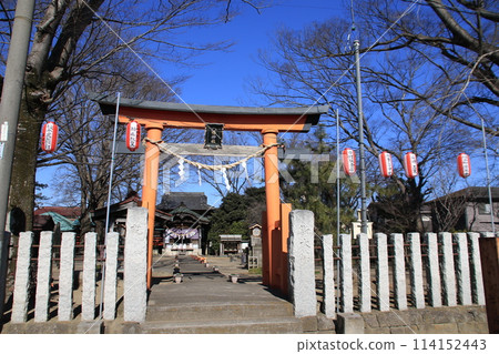 茨城縣常總市光海道的守護神八幡神社 114152443