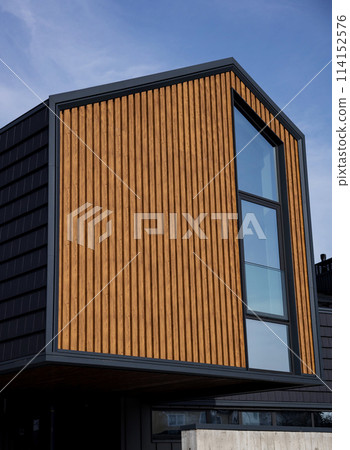 Exterior of modern house. 114152576