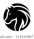 Horse logo images illustration 114152967