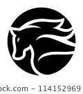 Horse logo images illustration 114152969