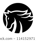Horse logo images illustration 114152971