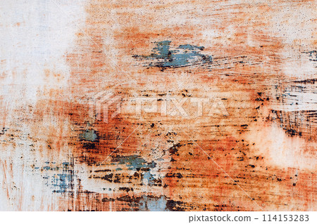 background of peeling paint and rusty old metal background of peeling paint and rusty old metal 114153283