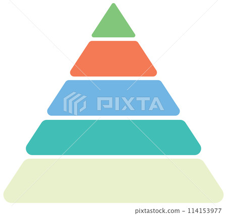 Colorful Stacked Geometric Shapes 114153977