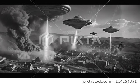 不明飛行物襲擊城市 114154351