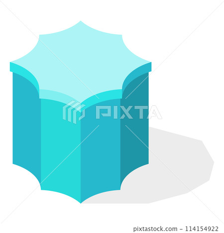 Gift box icon. Pastel colors wrapping design. Vector holiday present box, surprise element, celebration design symbol isolated on white background 114154922