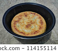 Photo of hardened rice, dry rice on magic com, the rice is dry and then hardened until it turns brownish. burnt rice, crusty rice 114155114
