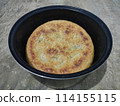 Photo of hardened rice, dry rice on magic com, the rice is dry and then hardened until it turns brownish. burnt rice, crusty rice 114155115