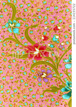 Thai traditional art style fabric background Thai traditional art style fabric background 114155722