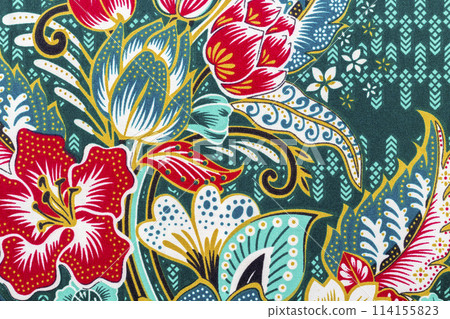 Beautiful of art Malaysian and Indonesian Batik Pattern Beautiful of art Malaysian and Indonesian Batik Pattern 114155823