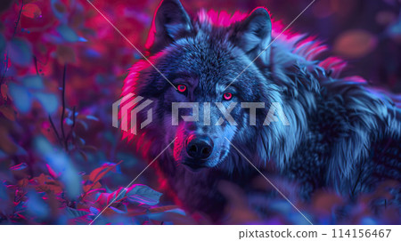 wolf, animal, face 114156467