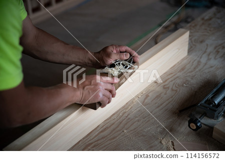 Carpenter Planing Carpenter Planing 114156572