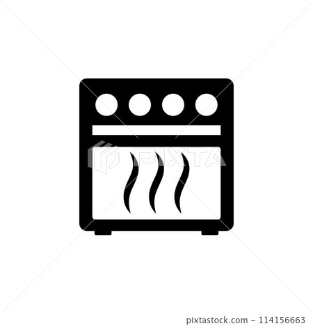 Stove Flat Vector Icon Stove Flat Vector Icon 114156663