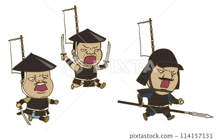 圖：日本戰國時代的足輕 114157131