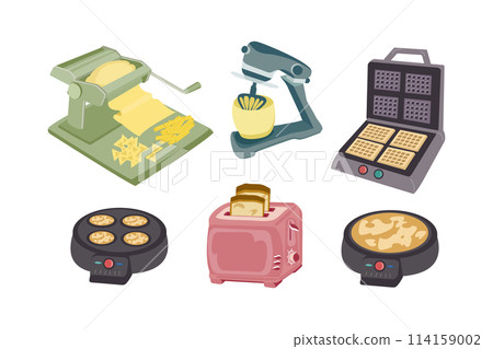 A set of kitchen appliances for preparing flour products A set of kitchen appliances for preparing flour products 114159002