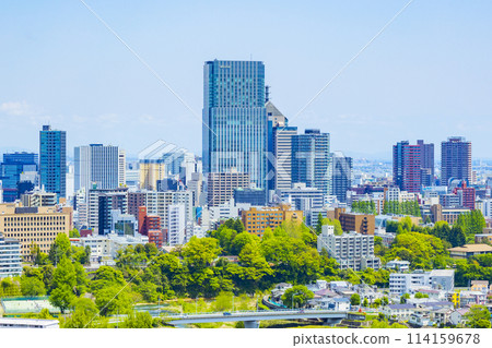 青葉城遺址和伊達政宗騎馬像 青葉城遺址和伊達政宗騎馬像 114159678