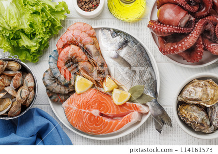 Seafood Platter Delight 114161573