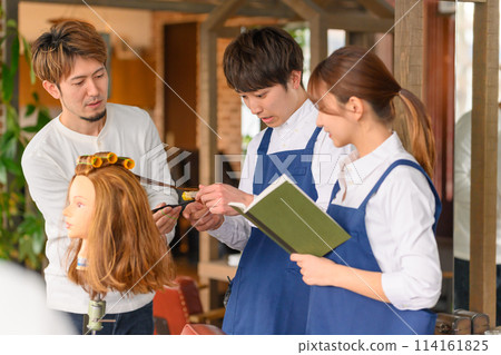 Hair salon mannequin 114161825