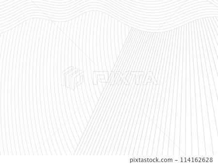 Linear composition. Layout for the design of banners, posters, posters. Template for covers, brochures, booklets and catalogs. An idea for creative design 114162628