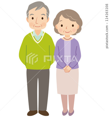 友善的年長夫婦,高級 友善的年長夫婦,高級 114163108