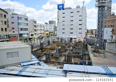 Tower apartment construction site in front of Tsujido Station Tower apartment construction site in front of Tsujido Station 114163541