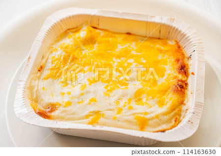 Baked frozen lasagna Baked frozen lasagna 114163630