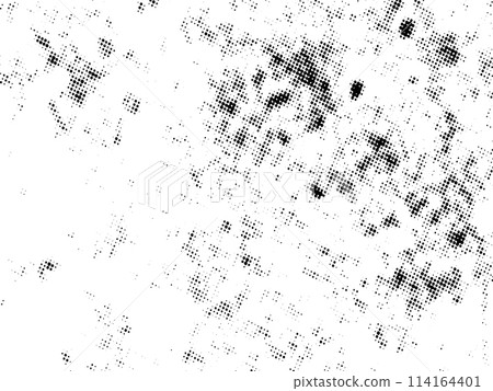 Black and white grunge. Distress overlay texture. Abstract surface dust and rough dirty wall background concept. Distress illustration simply place over object to create grunge effect. Vector EPS10. 114164401