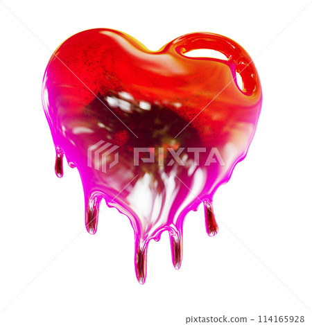 3D bloody heart, red liquid y2k love sign, glossy dripping gothic Valentine holiday sticker. 3D bloody heart, red liquid y2k love sign, glossy dripping gothic Valentine holiday sticker. 114165928