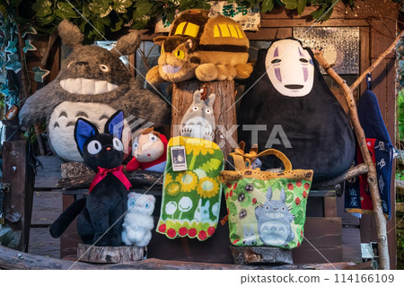 Studio Ghibli doll souvenir in Yufuin Floral Village, Oita, Japan Studio Ghibli doll souvenir in Yufuin Floral Village, Oita, Japan 114166109