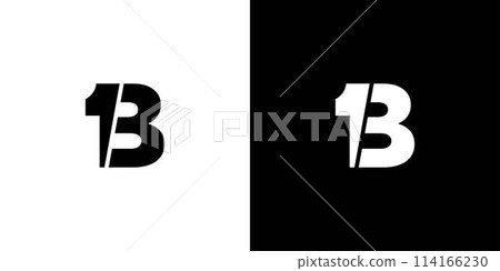 Unique and modern 1B logo design 114166230