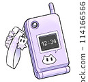 Retro flip phone 114166566