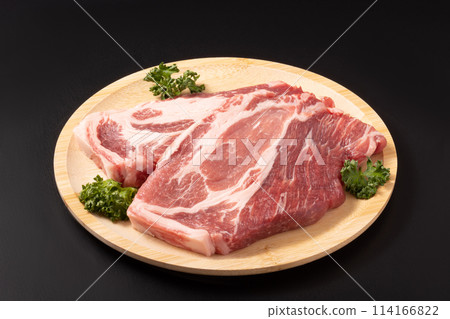 [沖繩產Agu豬肉]牛排和炸肉排用豬肩腰肉 114166822