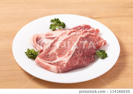 [沖繩產Agu豬肉]牛排和炸肉排用豬肩腰肉 114166830