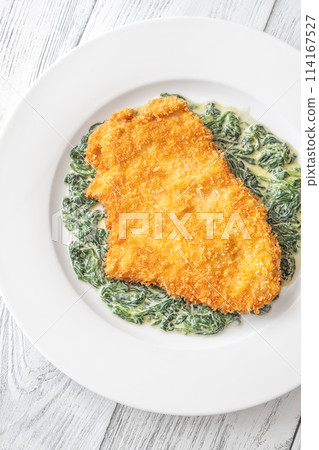 Chicken Milanese cutlet 114167527