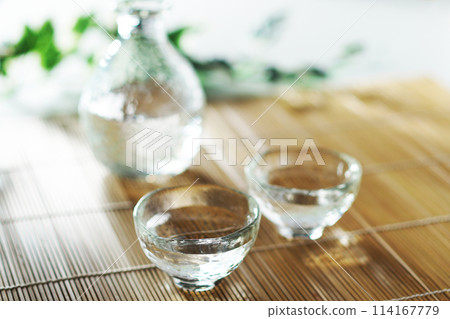 Summer cold sake (Japanese sake) Summer cold sake (Japanese sake) 114167779