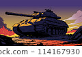 War tank vector 114167930