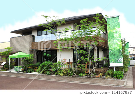 Model house exhibition hall Model room 114167987