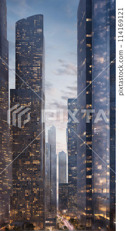 An abstract composition featuring financial technology elements with soft-focused bokeh and selective elements An abstract composition featuring financial technology elements with soft-focused bokeh and selective elements 114169121
