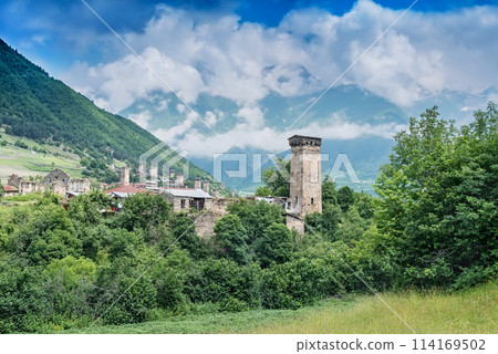 georgia, landscape, castle 114169502