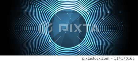 Technology abstract futuristic science background for internet business. Big data concept. Vector art. Technology abstract futuristic science background for internet business. Big data concept. Vector art. 114170165