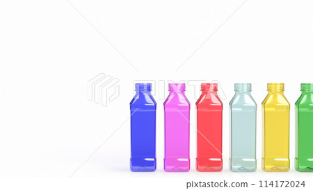 The plastic bottle for eco or product concept 3d rendering. The plastic bottle for eco or product concept 3d rendering. 114172024