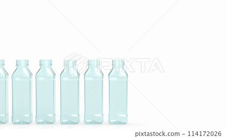 The plastic bottle for eco or product concept 3d rendering. The plastic bottle for eco or product concept 3d rendering. 114172026