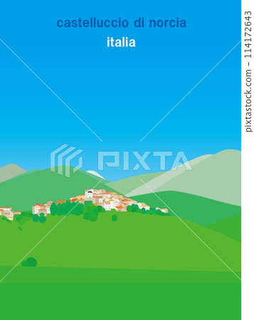 Castelluccio di Norcia Umbria Italy Castelluccio di Norcia Umbria Italy 114172643