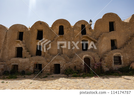 Berber Fortified granary Ksar of Medenine in Tunisia Berber Fortified granary Ksar of Medenine in Tunisia 114174787
