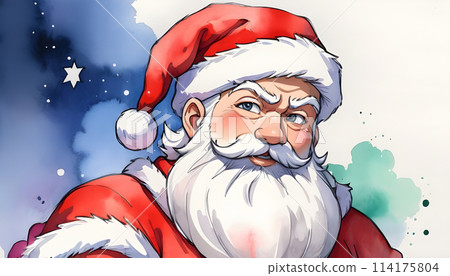 手绘卡通圣诞老人插画素材 手绘卡通圣诞老人插画素材 114175804