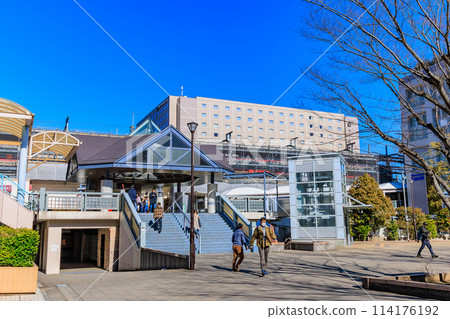 千葉縣浦安市新浦安站前的城市景觀（新浦安站） 114176192